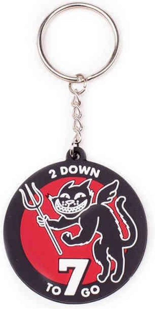 Wolfenstein 2 - BJ's Patch rubberen sleutelhanger