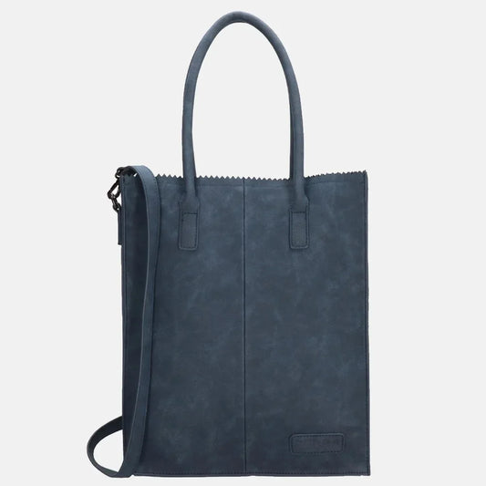 Zebra Trends Grote Schoudertas / Crossbodytas Dames - Rosa XL - Blauw