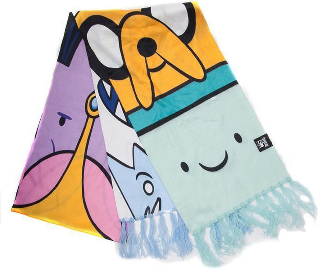 Adventure Time Characters Gebreide Sjaal Multicolor