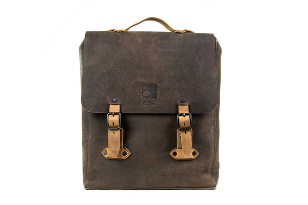 Arpello Leren rugzak -6.1763BRUIN-
