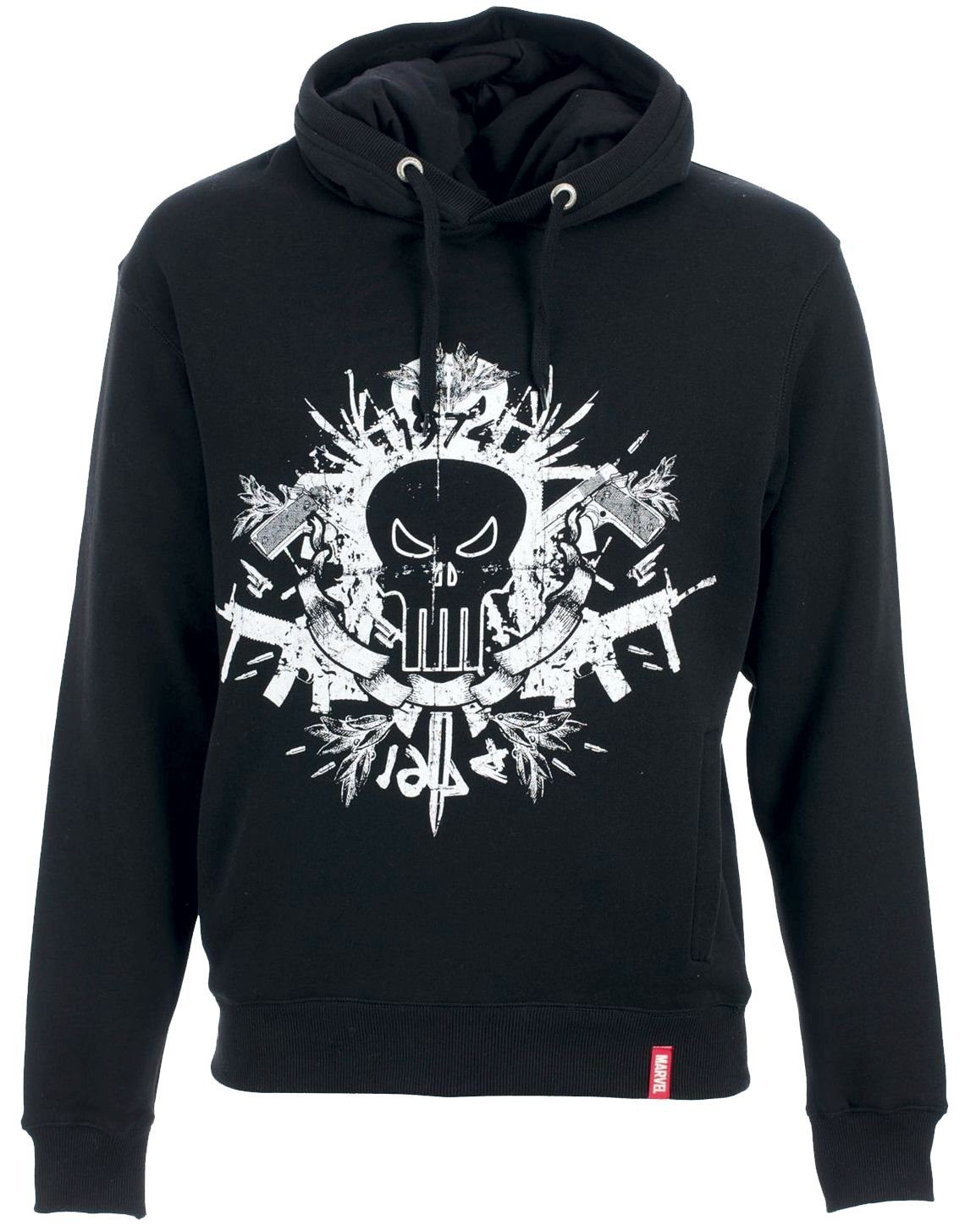 MARVEL Punisher Hoodie Sweatshirt met capuchon - S