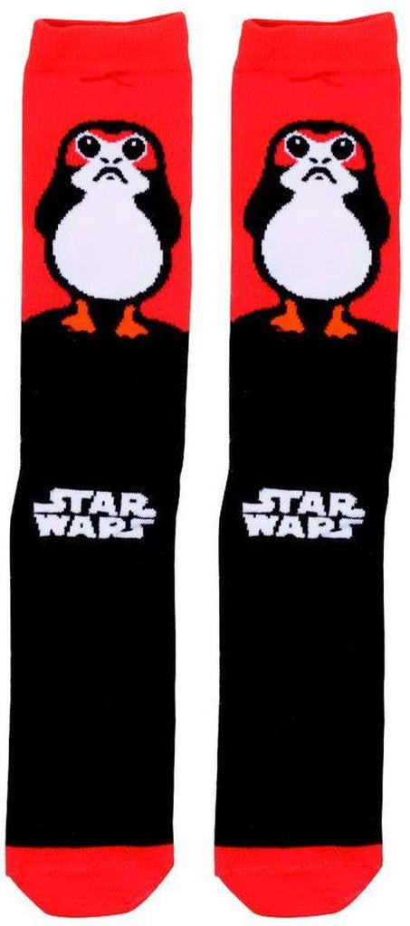 Star Wars The Last Jedi - Porgs sokken rood/zwart