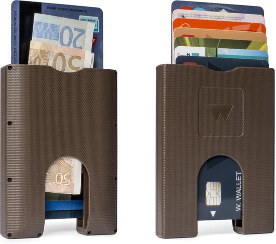 Walter Wallet Creditcardhouder - Paper Brown