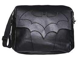 BATMAN - Arkham Knight - Messenger Bag Black Bat Flap