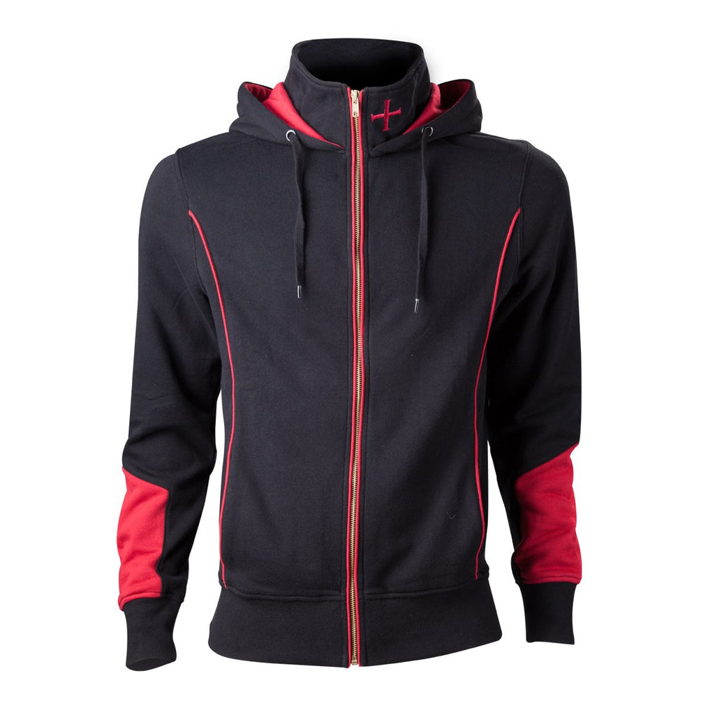 Assassin's Creed Rogue Men Hooded Zip Black-red
