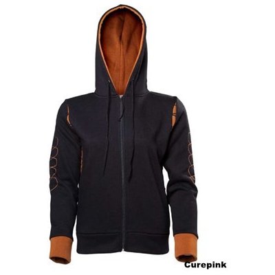 Assassin's Creed Logo Girl's Hooded Jacket black/brown - s black / brown