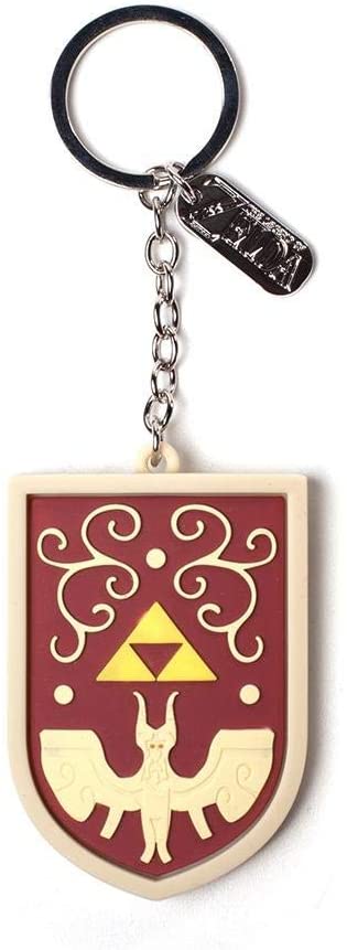 Legend of Zelda Hero's Shield 3D Pendant Rubber Keychain