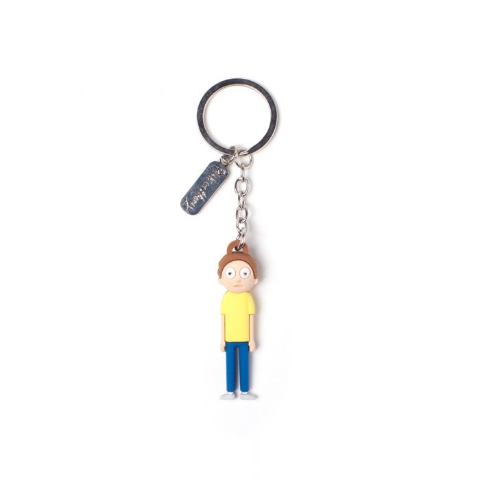 RICK AND MORTY – MORTY 3D RUBBER KEYCHAIN (KE186341RMT)