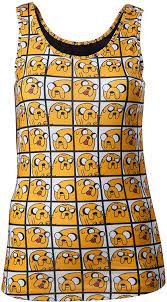 Adventure Time Canotta Jake All Over Print da donna