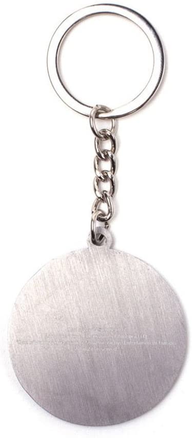 Sony Playstation BIO-KE253314GDW God of War Logo Metal Pendant Keychain, Silver , 10 cm, Grey
