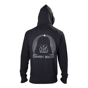 Home > Ejobber All Old Categories > General Products STAR WARS HD603401STW-S MEN'S DARTH VADER 'DARK SIDE' FULL LENGTH ZIPPER HOODIE, SMALL, BLACK (HD603401STW-S)