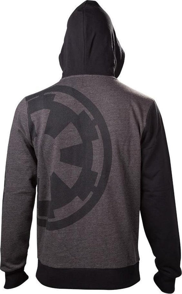 Star Wars Rogue One Imperial Emblem Zipper Hoodie