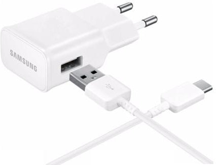 Oplader Samsung USB-C 2 Ampere 120 CM - Origineel - Wit