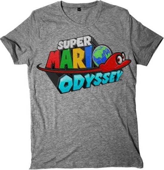 T-Shirt - Super Mario Odyssey Earth Logo