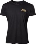 Zelda Breath of the Wild - Golden Game Logo on Back T-shirt