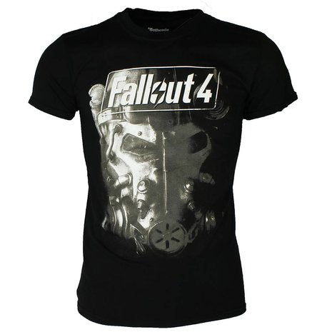 Fallout 4 Brotherhood of Steel T-Shirt Zwart/Wit - Officiële Merchandise