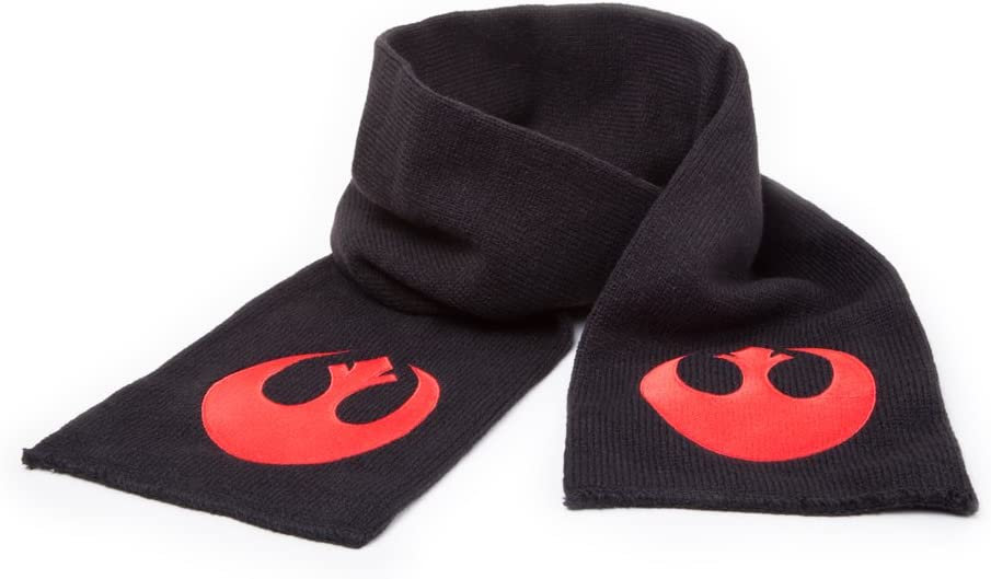 Star Wars Black Scarf With Red Rebel Alliance