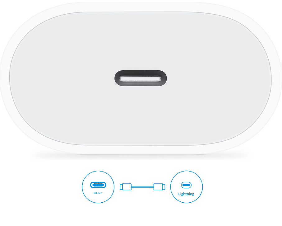 Originele iPhone USB-C 20W Lightning Sneloplader